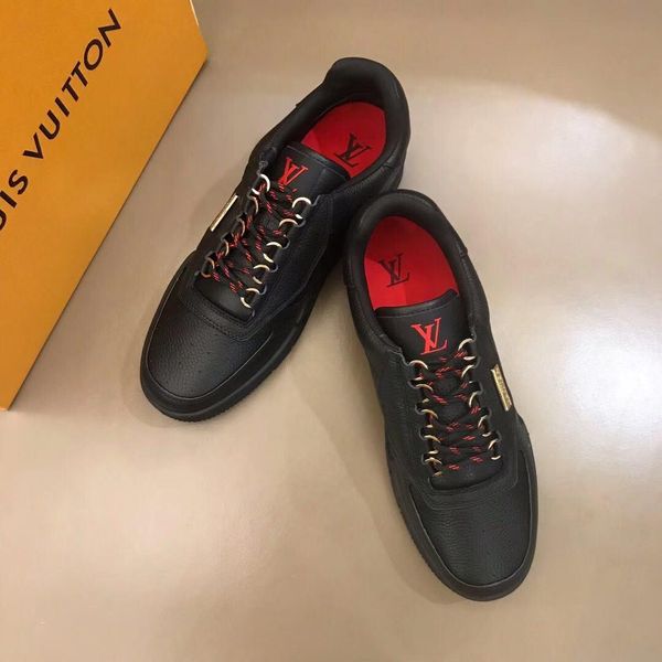

fast delivery new style high-end luxury men's casual sports shoes fashion brand autumn and winter shoes leather upper platform hsre, Black