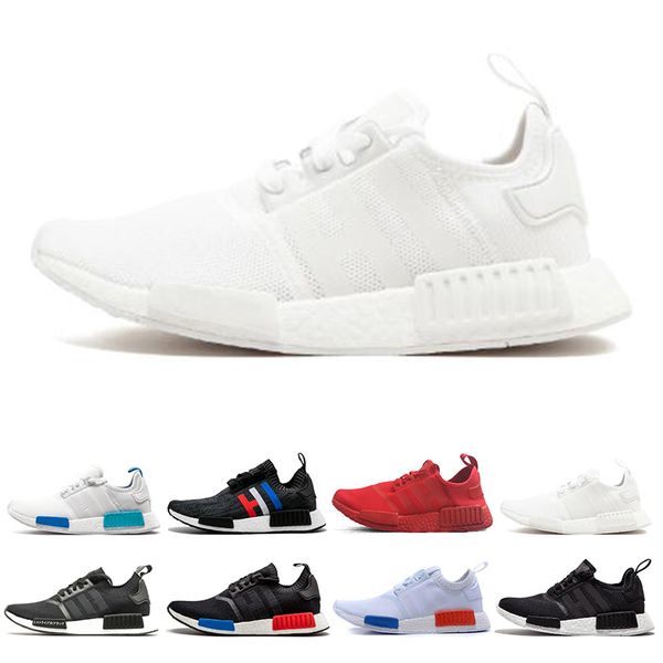 

r1 triple japan white black men running shoes bred cream thunder camo mens trainers women sport sneakers 36-45, White;red