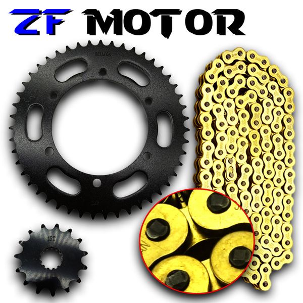 

1 set motorcycle accessories front and rear gear sprocket chain & 520hv-120l chain for yamaha fz400
