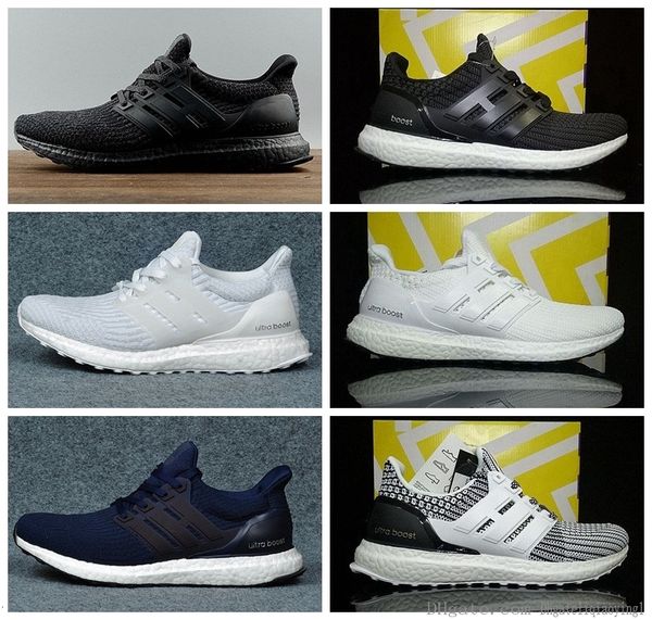

ultra b00st 3.0 4.0 triple black and white primeknit oreo cny blue grey men women running shoes ultra b00sts ultrab00st sneakers