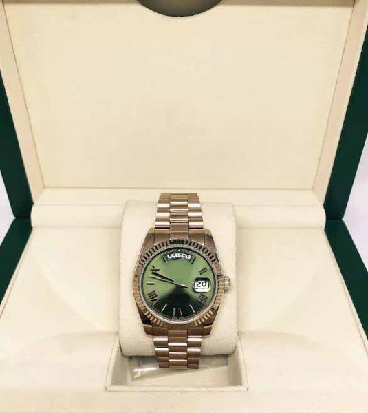 

Men luxury top elling date day 228235 ro e gold box a ia 2813 movement automatic watch men watche