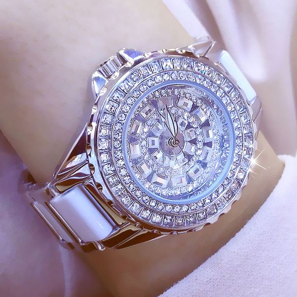

ladies crystal women's watch for nick zouwer203g, Slivery;brown