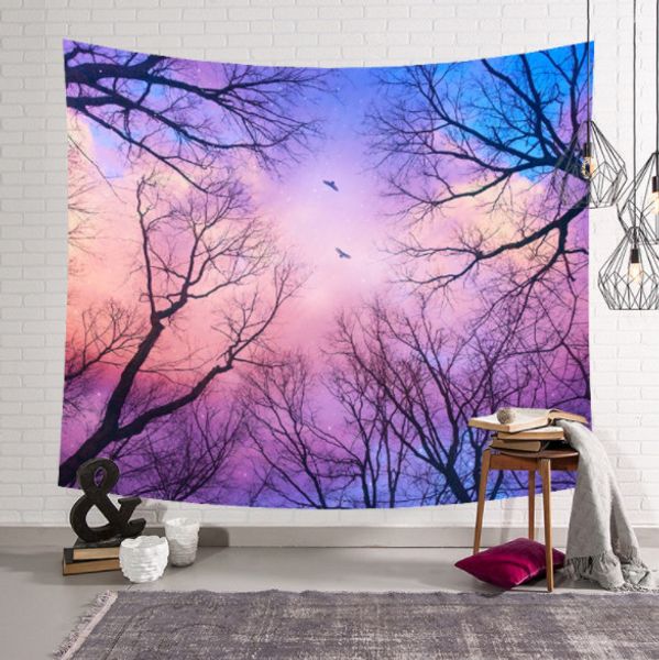 

the latest models 150x130cm and 203x150cm, 20 style wall blanket decorated nordic deep forest support customization, ing