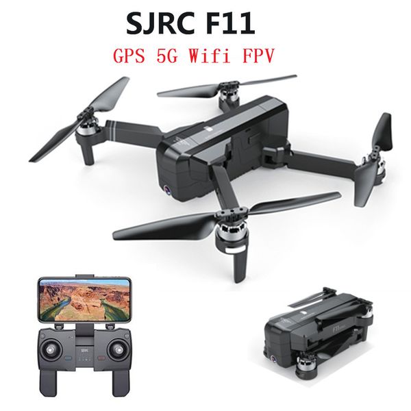 

Sjrc f11 gp drone with wifi fpv 1080p camera 25min flight time bru hle elfie foldable arm rc drone quadcopter follow me