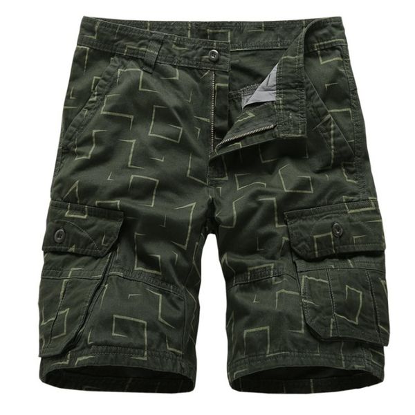 

2019 new camouflage camo cargo shorts men summer casual loose work shorts mens brand clothing multi-pocke short pants, White;black