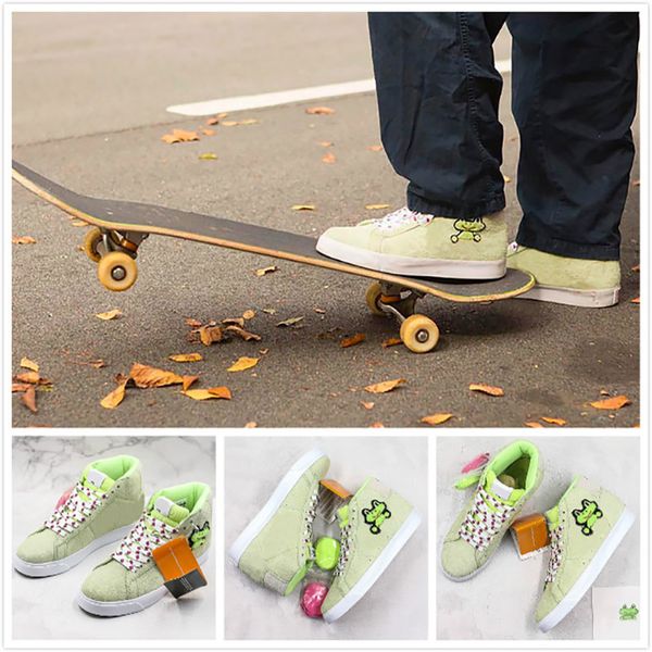 

Frog Skateboards x Blazer Sport Shoes for Men Women Fashion Designer Sneakers for Skateboarding Street Wearing