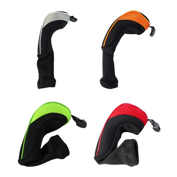 

4pcs long neck golf club headcover wood driver head cover golf pole sleeve