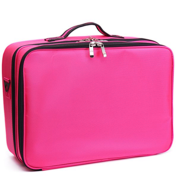 

extra large professional shelves cosmetic bags multi-layer capacity makeup artist with makeup portable beauty kit