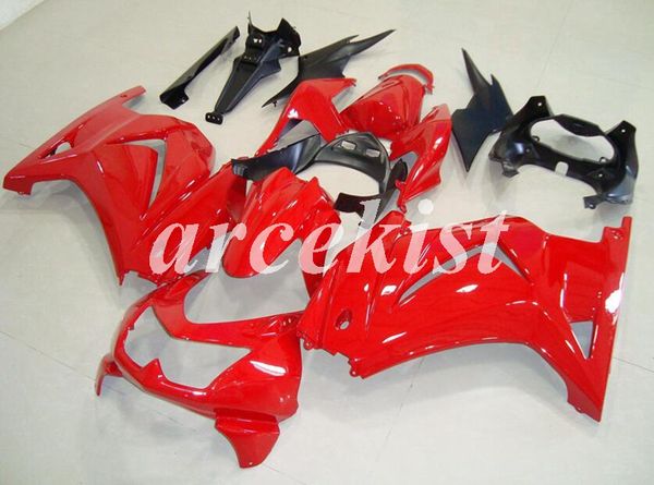 

new abs injection mold fairing kits for kawasaki ninja 250 2008 - 2014 zx 250r sport motorcycle fairings set ex250 08-14 red