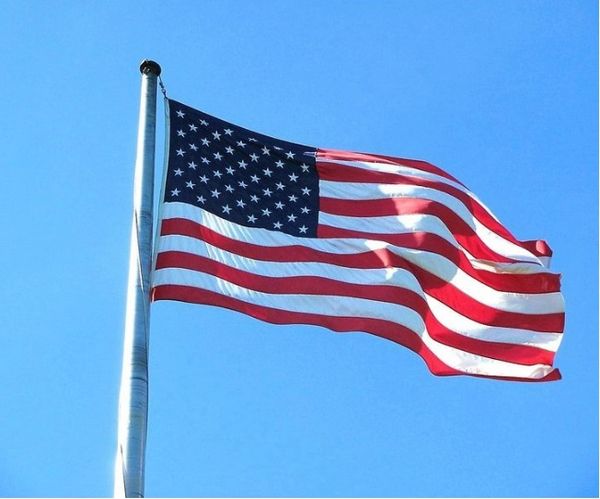 

free shipping aerxemrbrae flag150x90cm us flag High Quality Double Sided Printed Polyester American Flag Grommets USA Flag