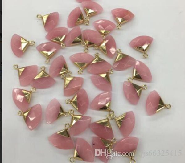 

2019 bulk natural stone pendant hexagonal prism bullet quartz point healing crystals chakra cross heart charm for necklace jewelry making qj, Silver