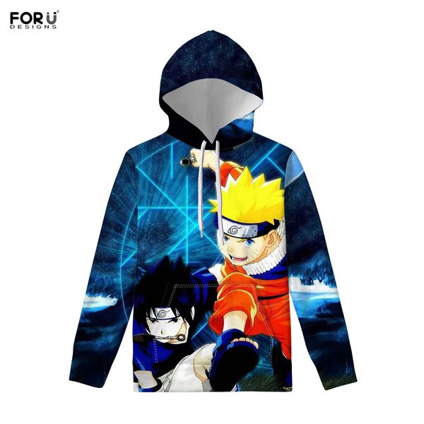 

forudesigns anime naruto printing hoodies mens winter pullovers 3d hooded oversized sweatshirts 3d hoodies men s-4xl, Black