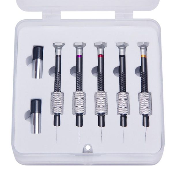 

5pcs high accuracy screwdriver set slotted multipurpose durable jewelers for watchmakers cross screw removal watch repair tools