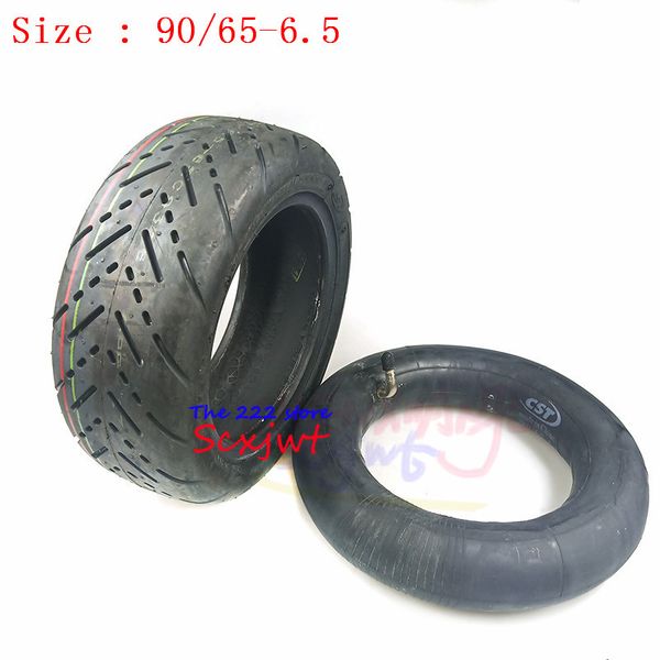 

new inflatable rubber pneumatic tire scooter wheel tyre 90/65-6.5 city road cst tire scooter 11 inches outer tire inner tube