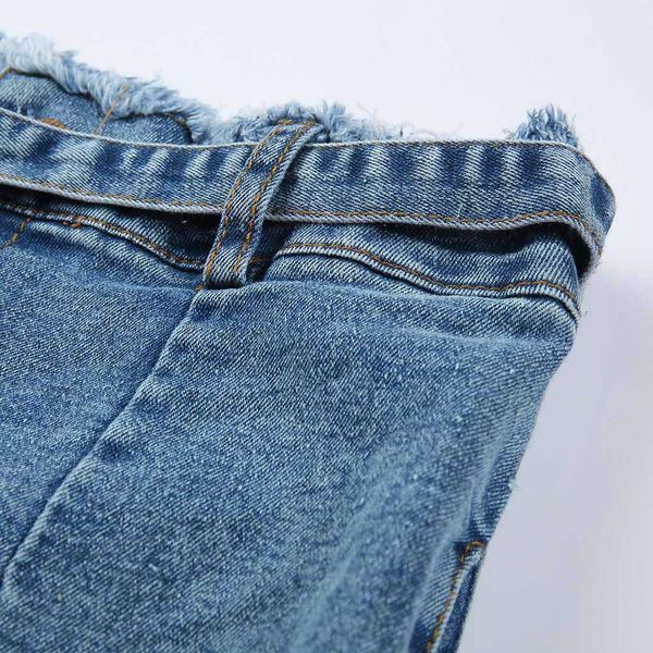

высокие талии джинсы для женщин тонкого stretch denim jean bodycon кисточка пояс бандаж тощего push up джинсы женщина 2020 нового прибытия, Blue