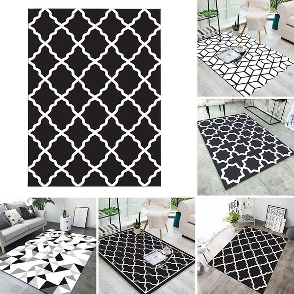 

two size foot pad soft anti slip living room home water-absorbing door mat for rugs household bathroom for geometric