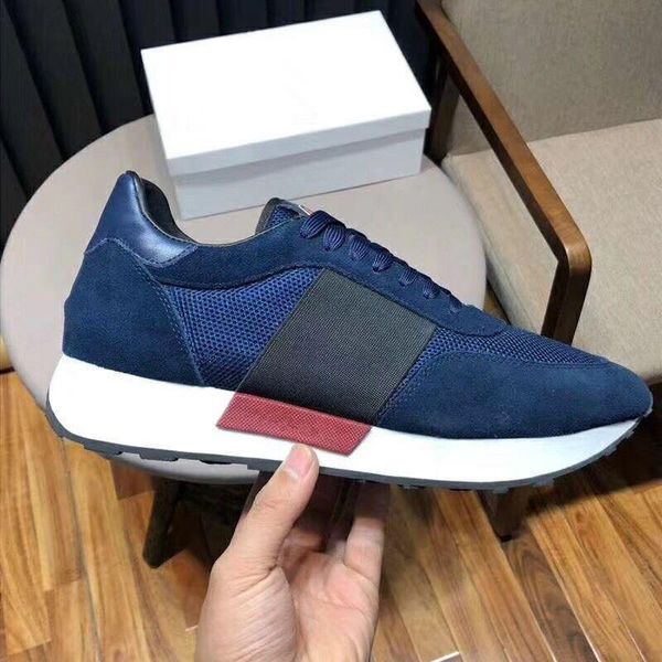 

2018 european station luxury leather sports shoes for men casual versatile stretch cloth breathable men's fashion shoes yh189601, Black