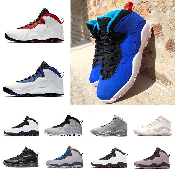 

tinker huarache light 10s basketball shoes cement  westbrook i'm back white black cool grey steel grey men sports sneakers 41-47