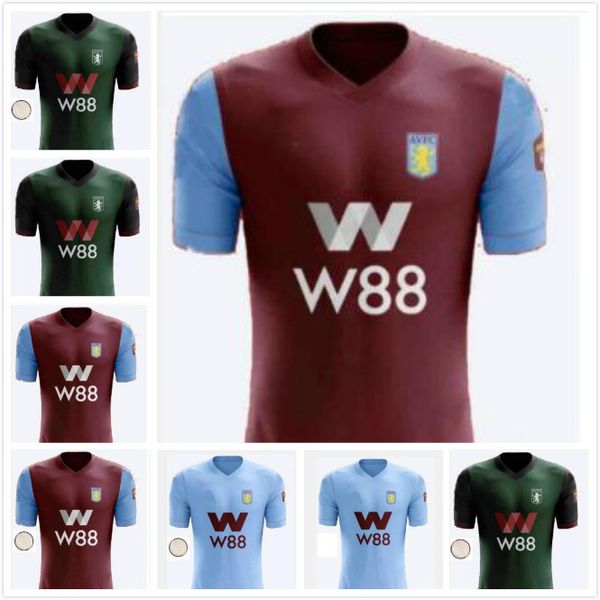

19 20 a ton villa occer jer ey 2019 20 home blue away third we ley greali h el ghazi hutton mcginn kodja football hirt cami eta