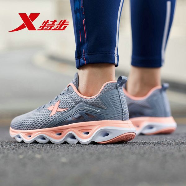 

881218119517 recative coil xtep women running shoes 2019 summer new breathable lightweight sports sneakers women running shoes