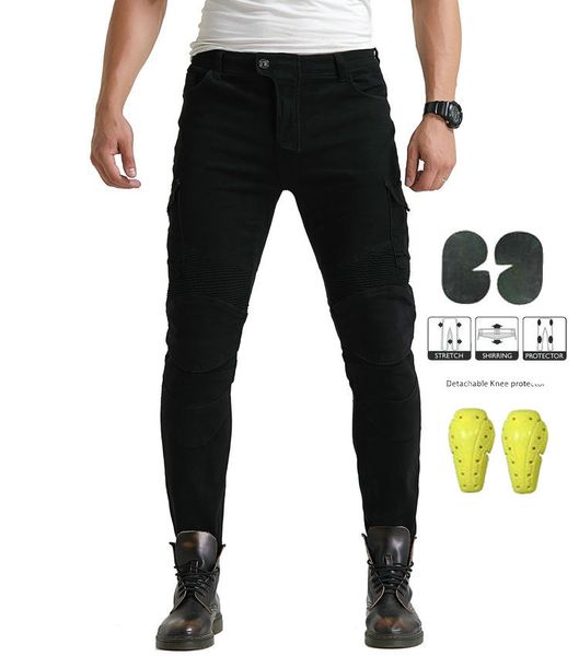 

off-the-shelf new motorcycle riding jeans racing pants with protective gear anti-fall riding motorcycle pants