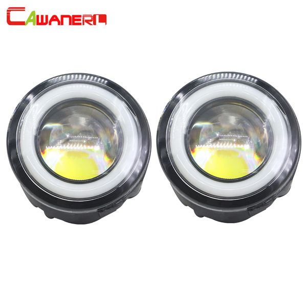 

cawanerl for infiniti ex ex25 ex35 ex37 2008-2013 car 30w led fog light angel eye daytime running light drl white 12v 2 pieces