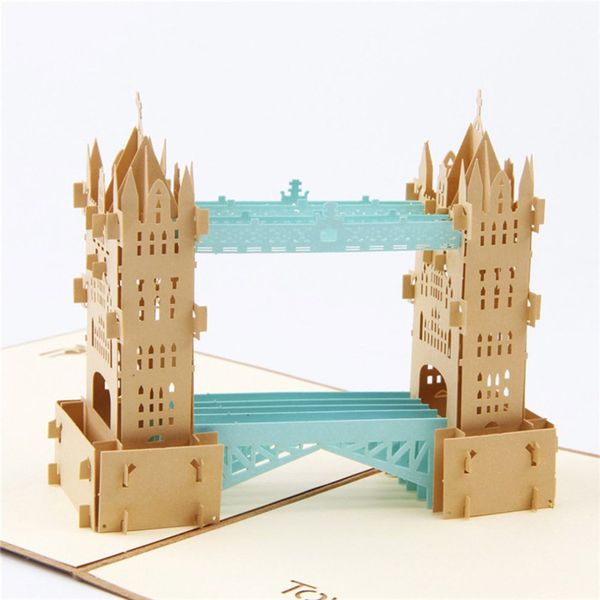 

2018 new arrival greeting card three-dimensional greeting 3d for children gift