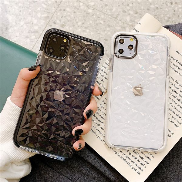 

luxury jelly phone case for iphone 11 pro x xr xs max soft tpu transparent case shockproof clear cover for iphone 7 8 6 6s plus