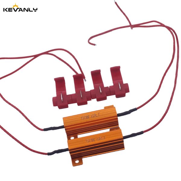 

2x 50w led bulb brake 7443 w21w 7440 p21/5w 1157 p21w 1156 py21w turn signal light fog lamp load resistor fix error fast flash
