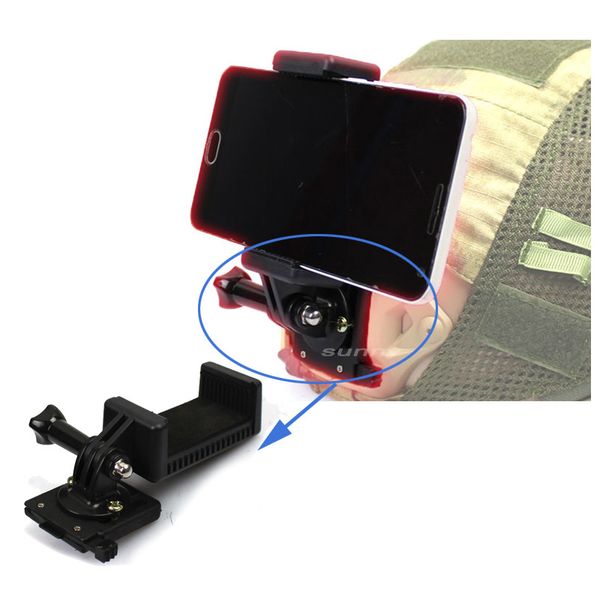 Accessorio per casco Airsoft Gear Casco tattico veloce Adattatore per braccio di montaggio base VAS fisso per videocamera sportiva NO01-145