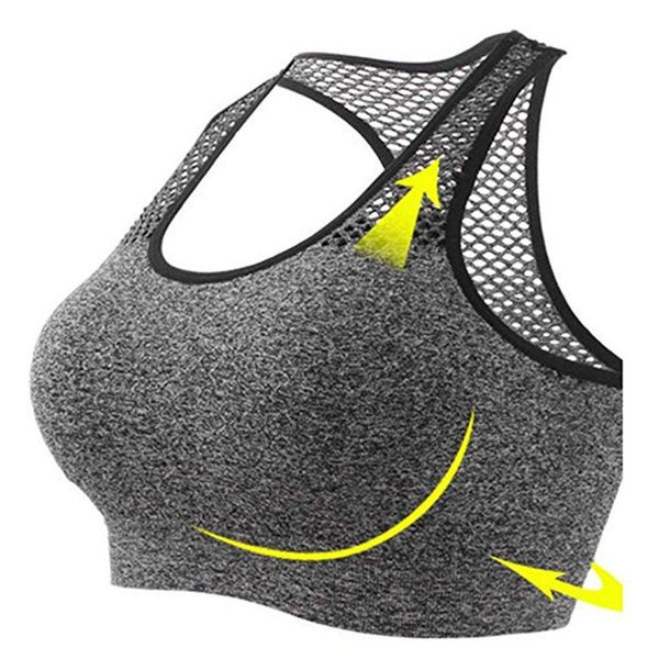 

women female dry fast push up natural color sports bra tank yoga shirt with padding for running fitness gym bras, White;black
