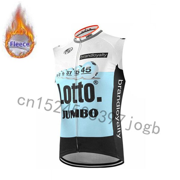 

lotto winter thermal thermal cycling vest 2019 men warm sleeveless jersey fleece cycling jerseys bicycle bike clothing vests, Black