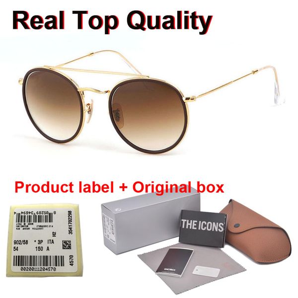 

new arrial steampunk sunglasses women men metal frame double bridge glass lens retro vintage sun glasses goggle with box and cases, White;black