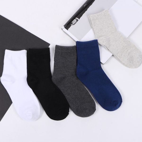 

мужские чистые твердые цветные носки, запах доказательство, пот доказательство, сплошной цвет носки молодых людей. категория 170, Black