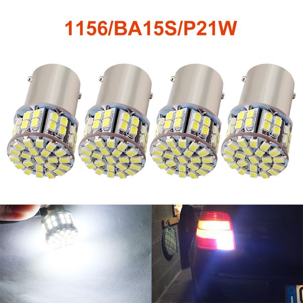 

4pcs hight quality 1156 ba15s 3020 smd 50 led car light p21w auto light bulb lamps car styling 50led 50smd dc 12v