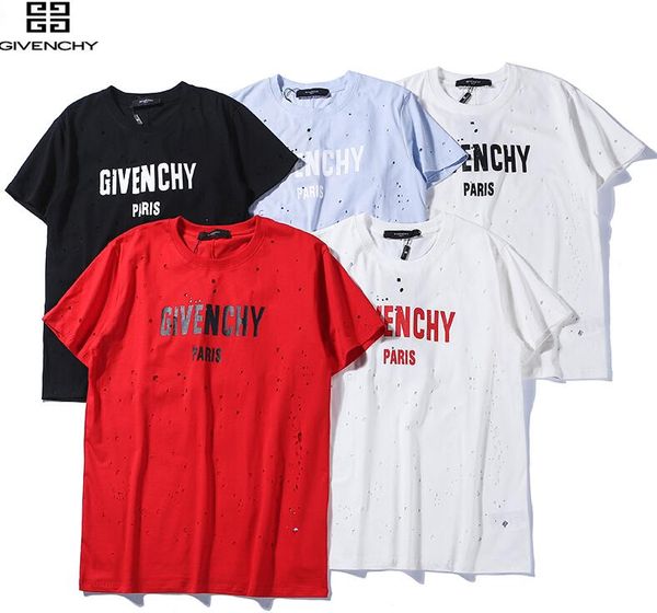 

19 ummer fa hion high quality cotton ju tin bieber brand de igner hole t hirt treet fa hion port hort leeved che t pattern t hirt