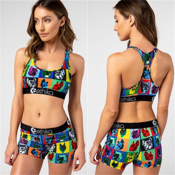 

женщины ethika дизайнер купальник crop top tank бюстгальтер + шорты бикини set tracksuit дизайнер tankinis etws4 swimwear пляжная, White;black