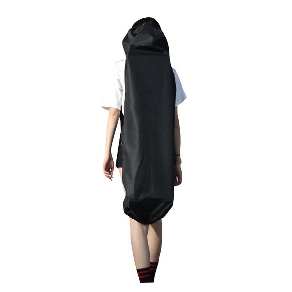 

110cm long skateboard bag oxford cloth skateboard bag 43 inch carrying case shoulder travel longboard backpack four w