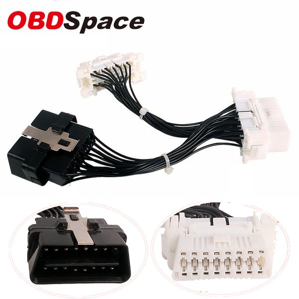 

obdspace obd2 obdii obd 2 16pin obd2 16 pin cable for elm327 male female extension cable adaptor diagnostic scanner connector