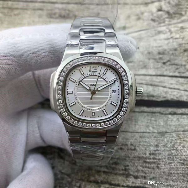 

Роскошные женские кварцевые часы. Серия nautilus, диаметром 33 мм и толщиной 9 см. Женск