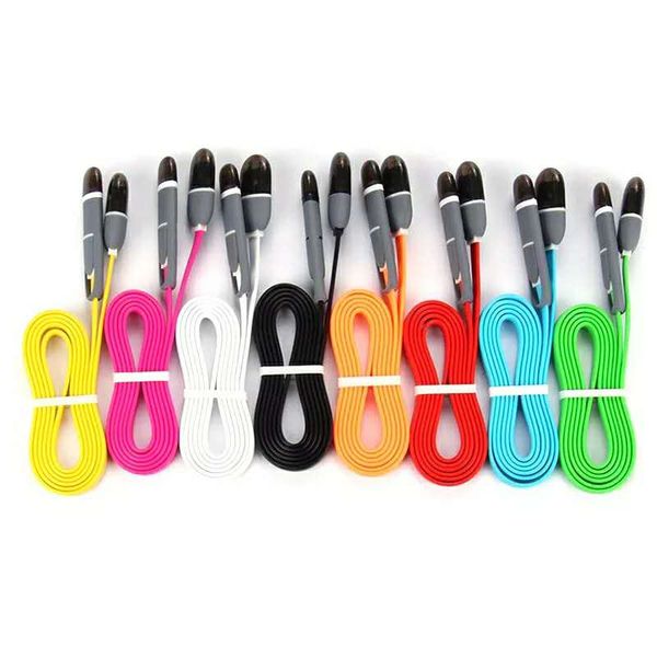 

2 в 1 Micro USB + Type C Кабель для быстрой зарядки Кабель питания Кабель для передачи данн