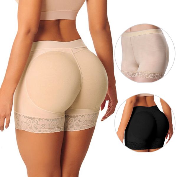 Hot Shaper Pant Sexy Boyshort Push Up Pad Calcinhas Mulheres Ass Falso Underwear Falso Bundas Pad Buttock Shaper Bundas Lifter Hip Enhancer