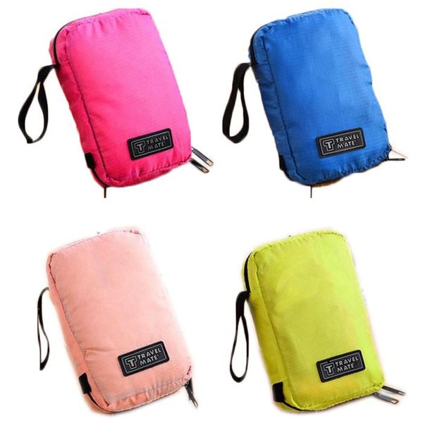 

cosmetic bag with hook multi travel mate holder portable makeup storage bag vacation wash bag organizer hanging case 4 colors