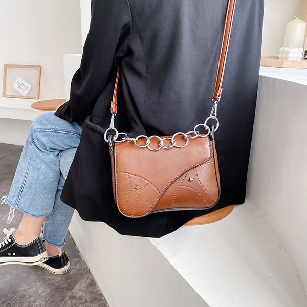 

women handbag 2020 new designer fashion chain crossbody messenger bag vintage solid small square shoulder bag