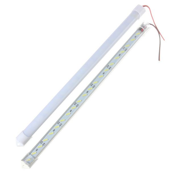 Pil perfil de alumínio U 8520 LED Luz rígida de tira de 50cm 36leds 12V com barra de tira LED de covcer