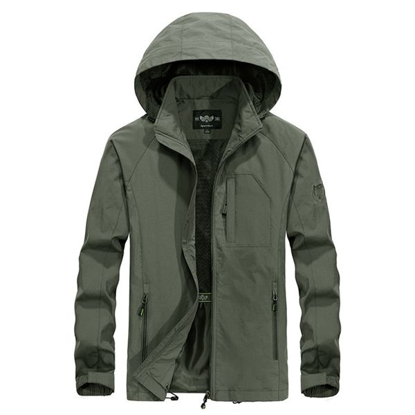 

m-5xl softshell tactical jackets men waterproof windproof camouflage thin coat hooded solid army green clothing wu104, Black;brown
