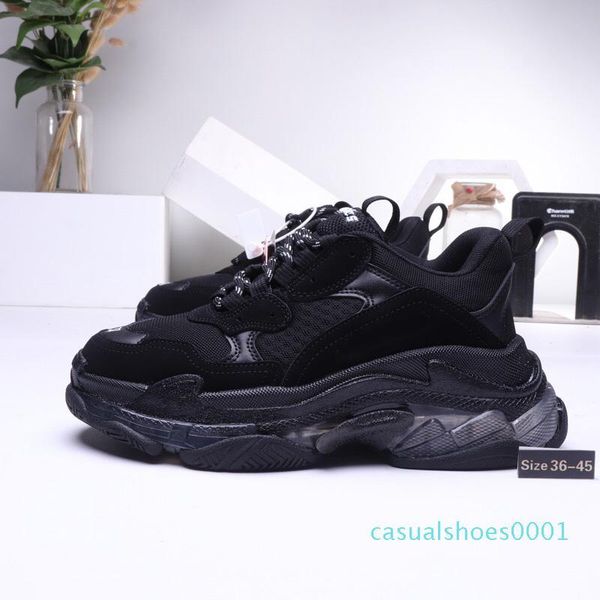 

fashion paris 17fw triple s sneakers beige white black green triple-s casual dad shoe for mens women tripler designer sports sneakers ac01