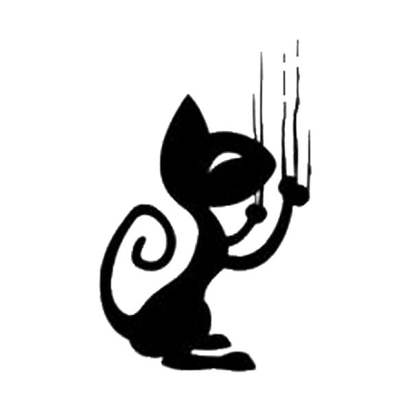 

16*10.6cm cat decal funny car window bumper novelty jdm drift vinyl decal sticker car sticker