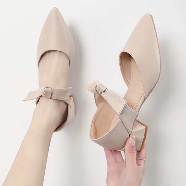 

bow-tie указал носок закрытой пяткой пу сандалии женщина лодыжки обертка сладкий юбки sandalias партия коренастый высокие каблуки летние бот, Black