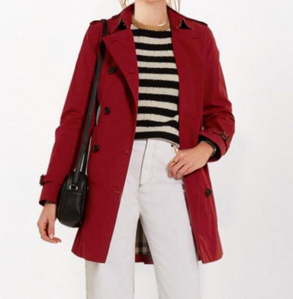 

women's trench coats s-6xl 2021 summer women fashion personalized large size customizatio mid-length double-breasted lace-up slim coat, Tan;black